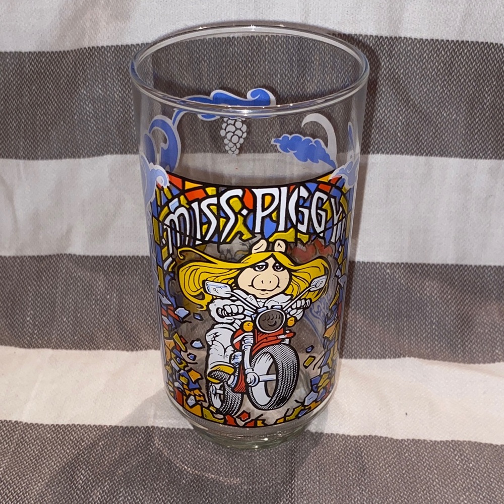 Vintage McDonald’s Miss Piggy Glass